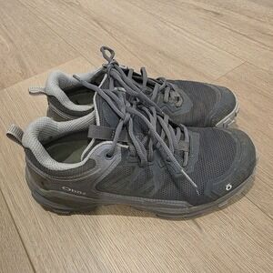 Oboz Katabatic Low B-DRY Women's Hiking Shoes Sz 8 Dark Mineral‎ Purple Gray